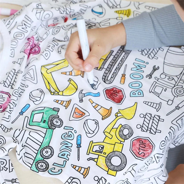 Pijama para Colorear Niños